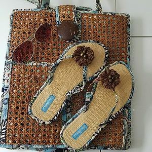 Vera Bradley flip flops
